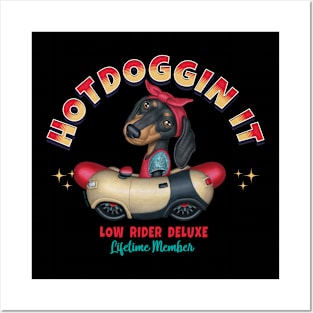 Piper Dachshund HotDoggin It Posters and Art